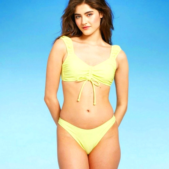 wild fable Other - Neon Yellow Women’s Bikini Set